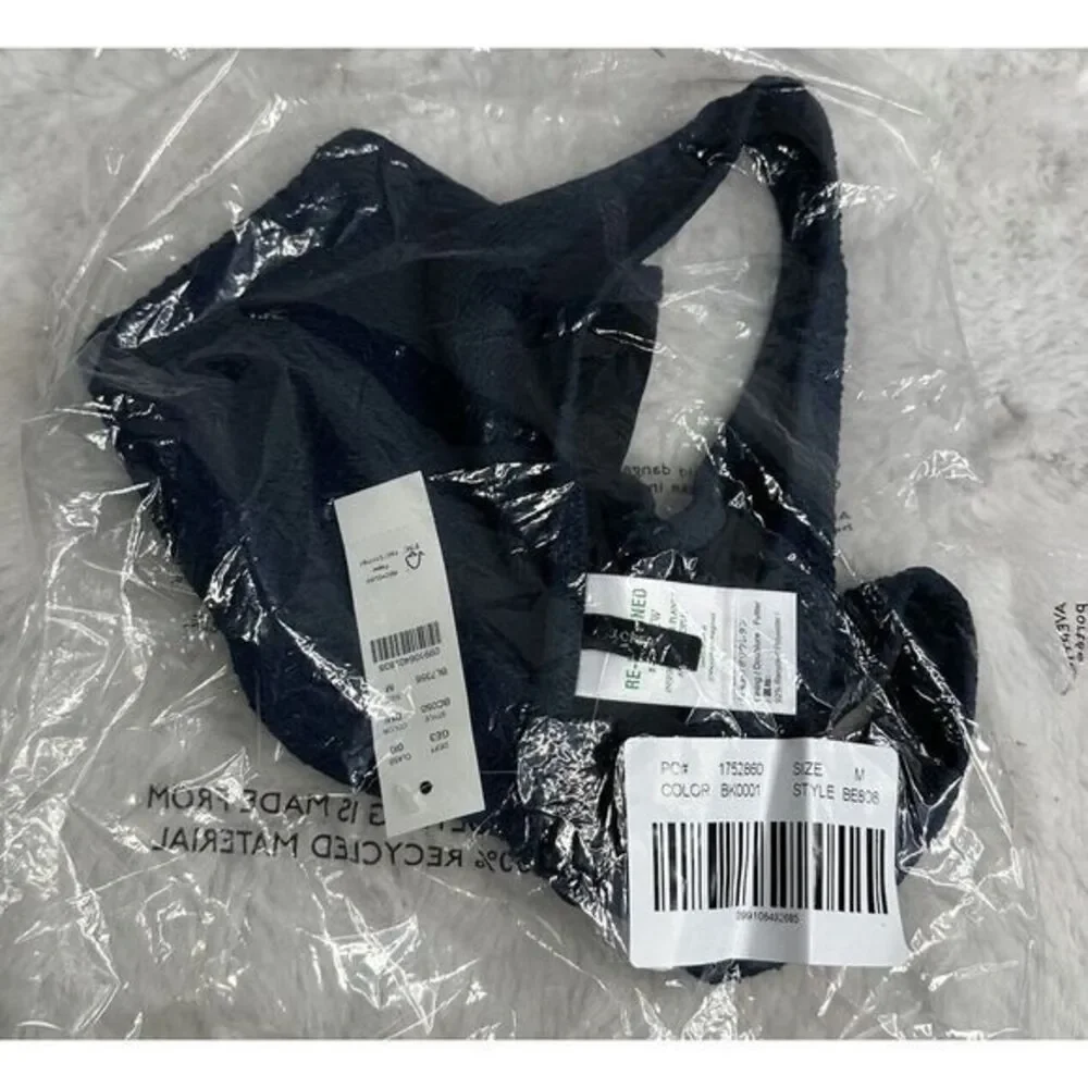J.Crew Women's Bikini Swim Bottom‎ Size Medium New Blue Textured